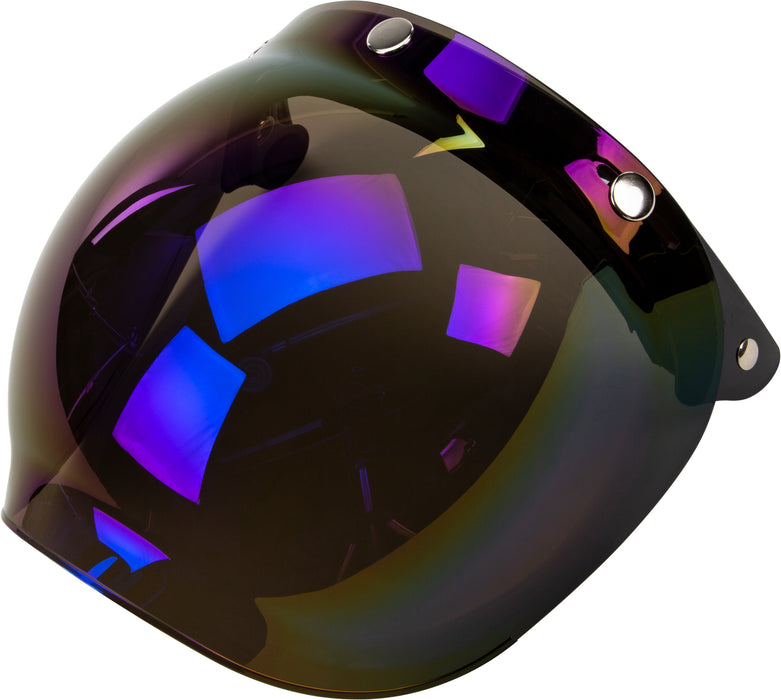 Gmax Bubble Shield 3-Snap Flip-Up Blue Iridium Universal G002016