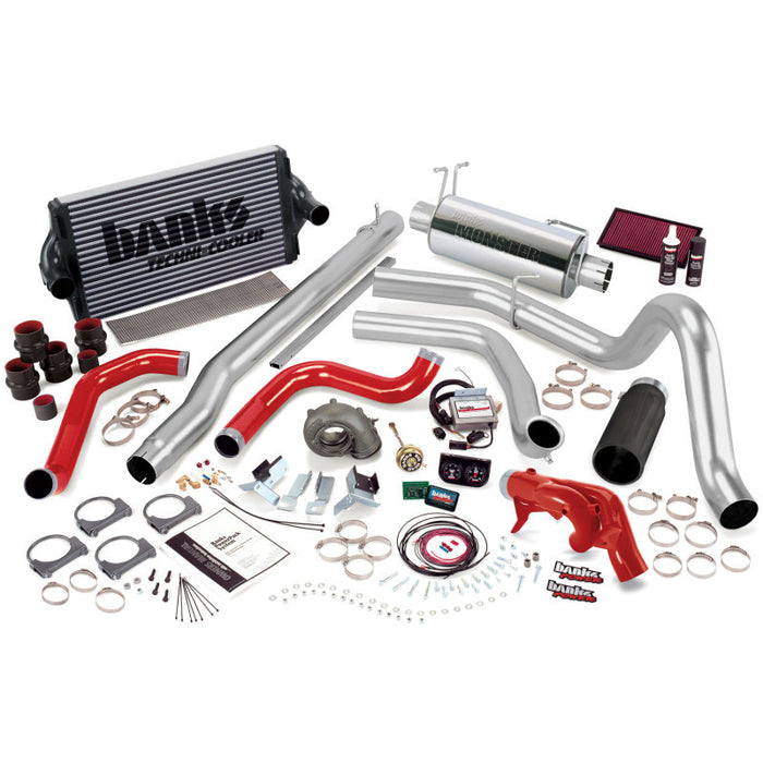 Banks Power 99.5 Ford 7.3L F250/350 Auto PowerPack System SS Single Exhaust w/ Black Tip 47541-B
