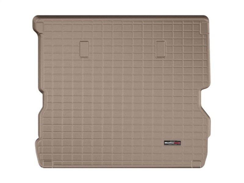 WeatherTech 2017+ Land Rover Discovery Cargo Liners Tan (w/ 4 Zone Climate Control) 411084