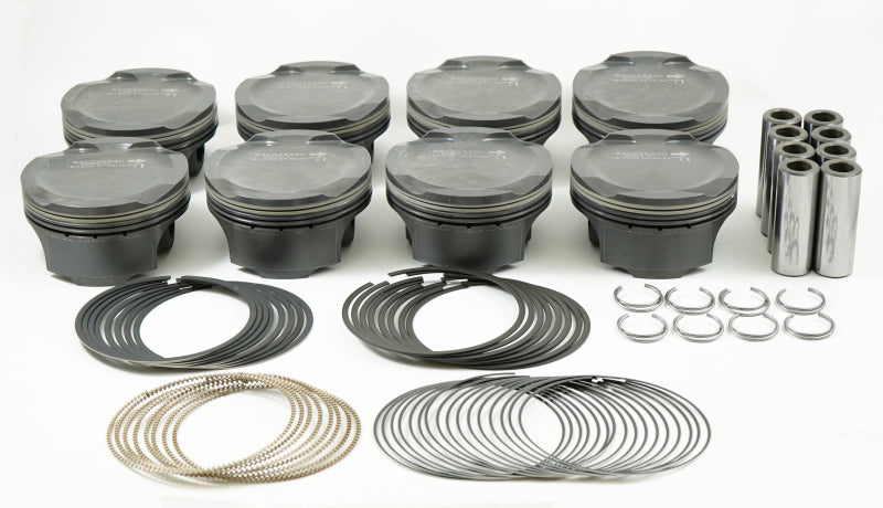 Mahle MS Piston Set SBF 302ci 3.630in Bore 3.65in Stroke 5.933in Rod .866 Pin -13cc 9.0 CR Set of 8 930258230