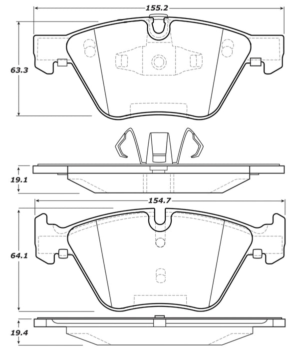 StopTech Street Touring Brake Pads 308.10611