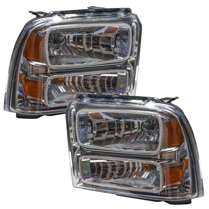 Oracle 05 Ford Excursion SMD HL Chrome ColorSHIFT w/ Simple Controller SEE WARRANTY 7146-504