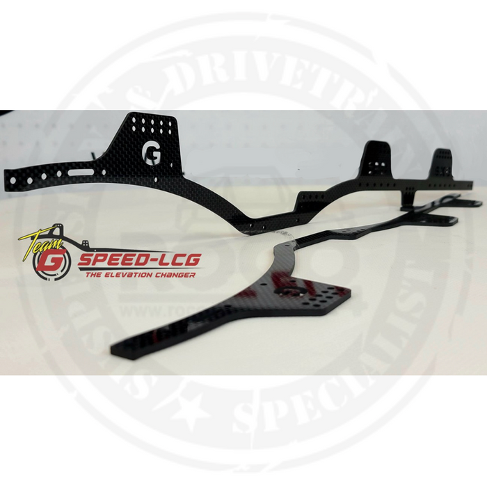 GSPEED G-6X6 Chassis for custom 6x6 builds, carbon fiber (rails only) In Stock