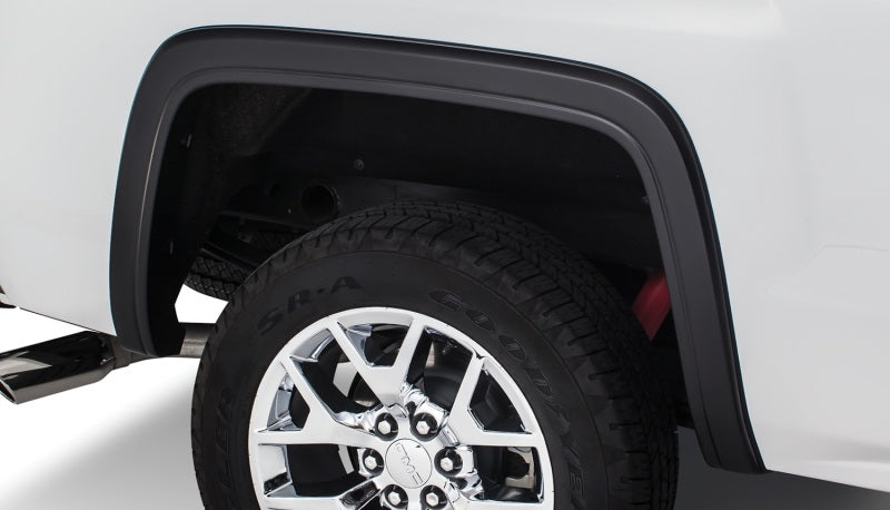 Bushwacker Black Oe-Style Smooth Rear Fender Flares For 07-13 Sierra 1500 40084-02