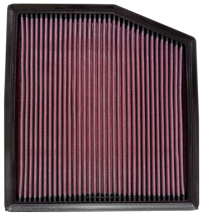 K&N 33-2458 Air Panel Filter for BMW 135i/335i L6-3.0L F/I, 2011-2014