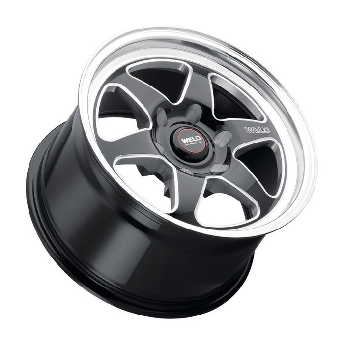 Weld S156 17x10 Ventura 6 Drag 6x135 ET42 BS7.25 Gloss BLK MIL DIA 87.1 S15670089P42