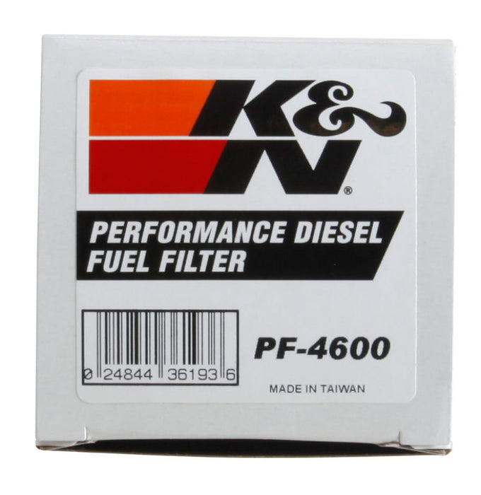 K&N Diesel Fuel Filter: Performance Fuel Filter, Premium Engine Protection, Compatible With 2014-2015 Jeep Grand Cherokee 3.0L Ecodiesel Diesel Engines, Pf-4600 PF-4600