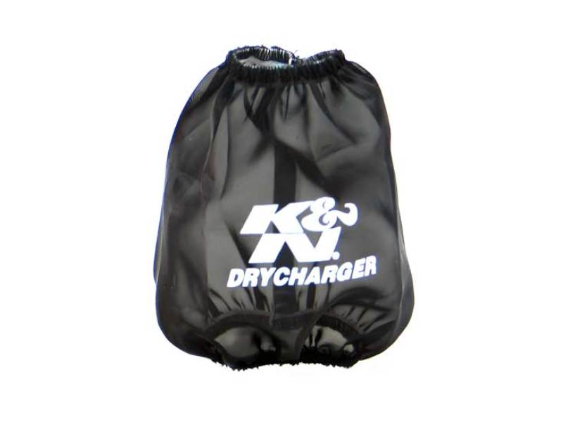 K&N Drycharger Round Tapered Air Filter Wrap Black 5.125in Base ID x 3.5in Top ID x 6in H RC-4160DK