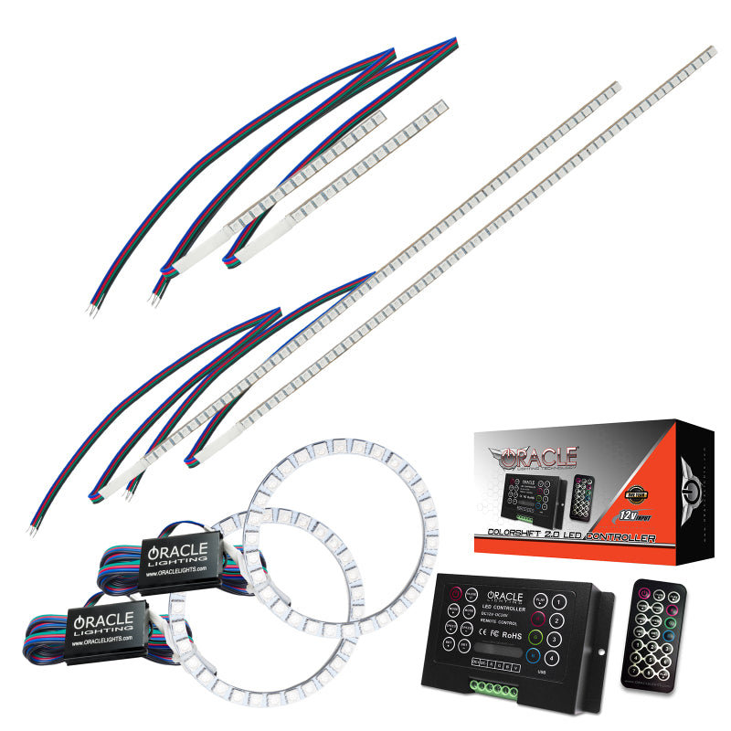 Oracle 16-18 Fits Honda Pilot DRL Upgrade W/ Halo Kit Colorshift W/ 2.0 Controller See Warranty 1323-333