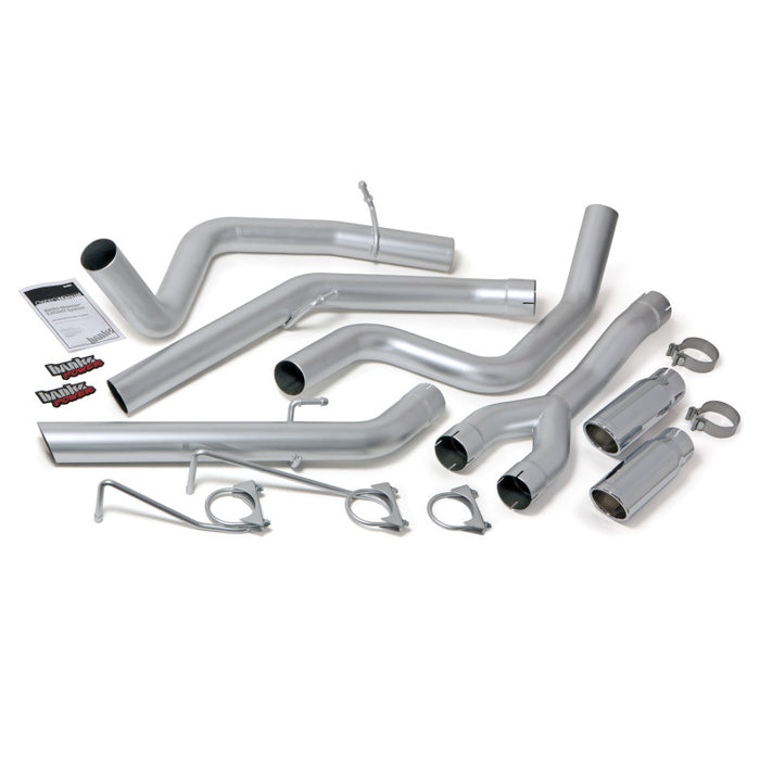 Banks Power 14-15 Compatible with Dodge Ram 1500 3.0L Diesel Monster Exhaust System SS Dual Exhaust w/ Chrome Tips 48602