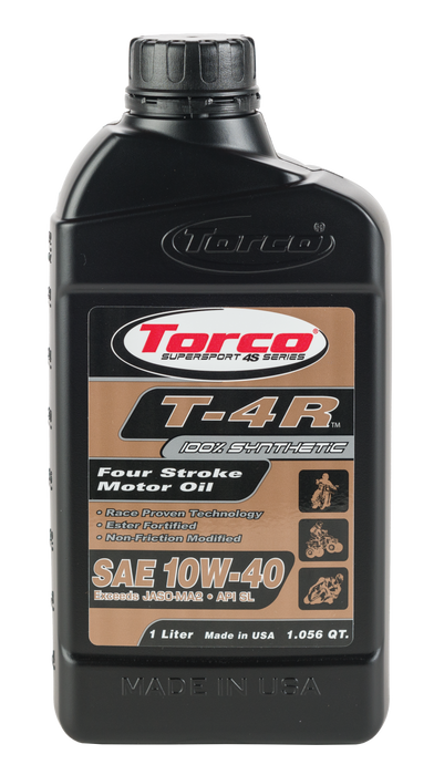 Torco T-4R 4-Stroke Motor Oil 10W-40 1L T671044CE
