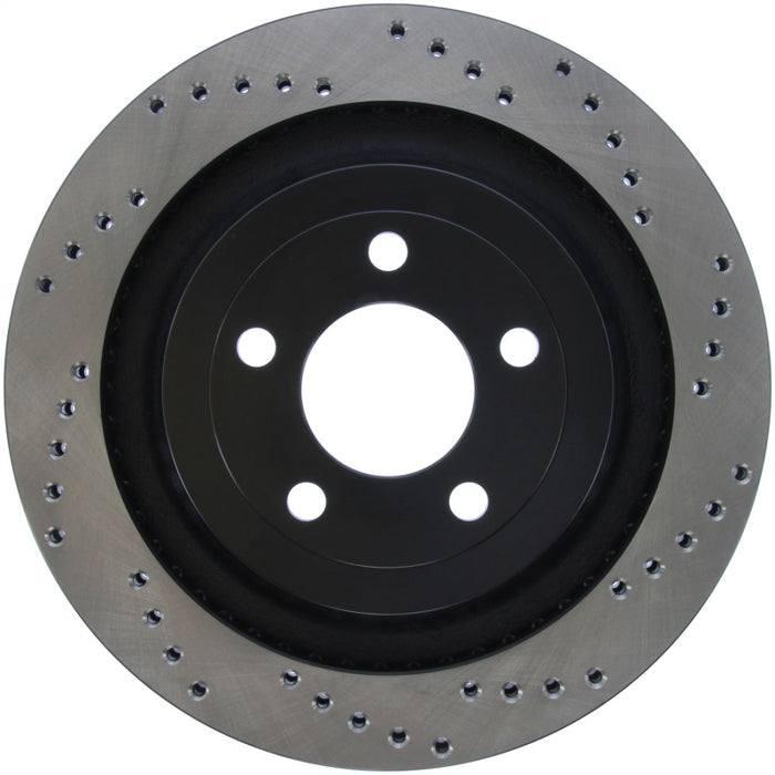 StopTech Cross Drilled Sport Brake Rotor 2015 Ford Mustang Rear Left 128.61109L