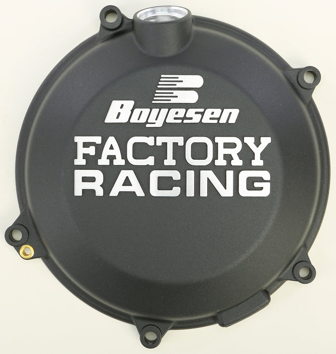 Boyesen Factory Racing Clutch Cover Black CC-45AB