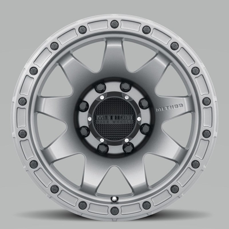 Method MR317 20x9 +18mm Offset 8x6.5 130.81mm CB Matte Titanium Wheel MR31729080818