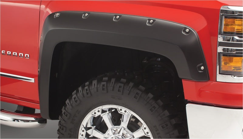 Bushwacker 16-18 GMC Canyon Pocket Style Flares 4pc 6ft Bed Black 40972-02