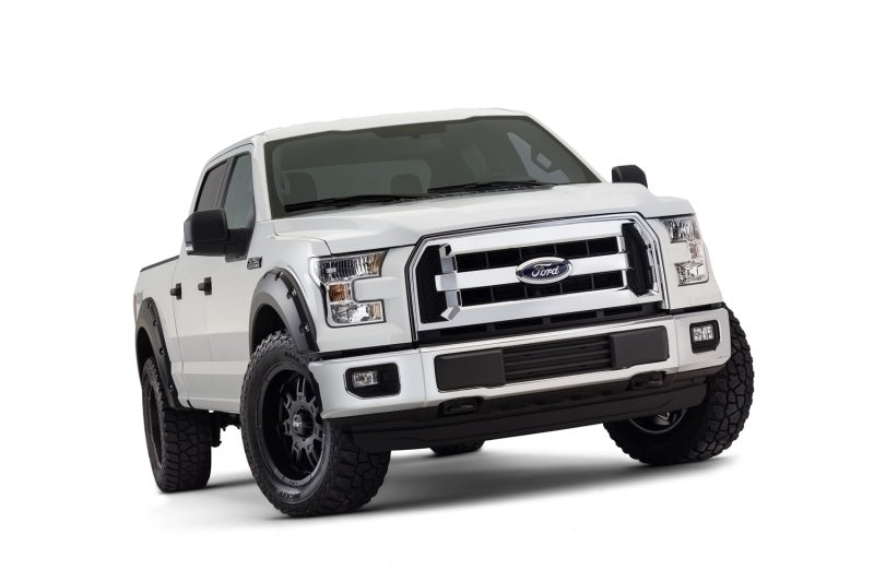 Bushwacker Matte Black Pocket Style Fender Flares Fits 2015-2017 Ford F-150 4Pc 20935-02