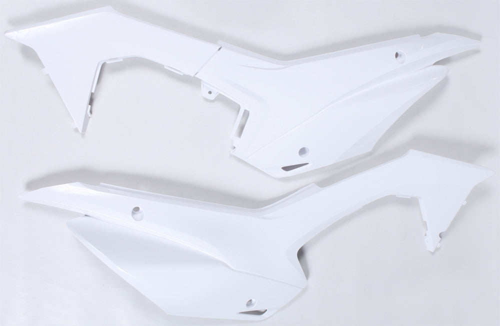 Polisport Side Panel Set (White) for 13-18 Honda CRF110F