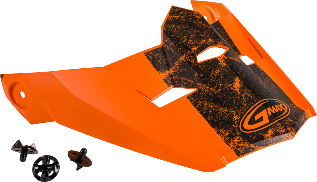 Matte Orange/Black GMAX MX-46Y Dominant Youth Helmet Visor