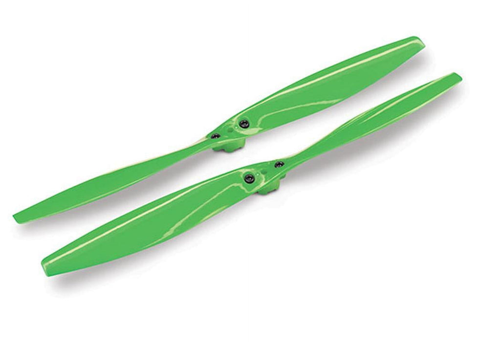 Traxxas Tra7931 Rotor Blade Set, Green (2) (With Screws) - Aton