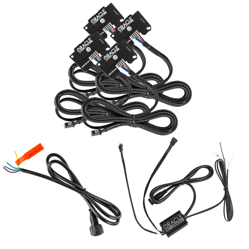 Oracle Fits Jeep Wrangler JL/Gladiator JT RGB+W Headlight DRL Kit Colorshift W/O Cntrl See Warranty 1346-334