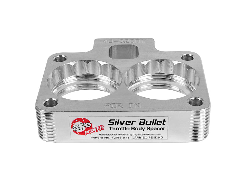 aFe Silver Bullet Throttle Body Spacers TBS Compatible with Dodge Trucks 94-01 V8-5.2/5.9L 46-32001