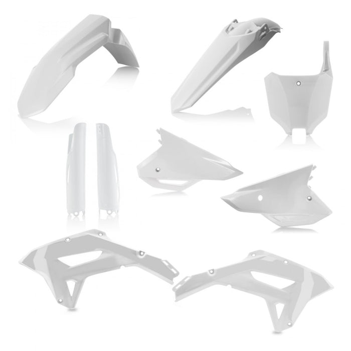 Acerbis Full Plastic Kits For Fits Honda - White (2861800002)