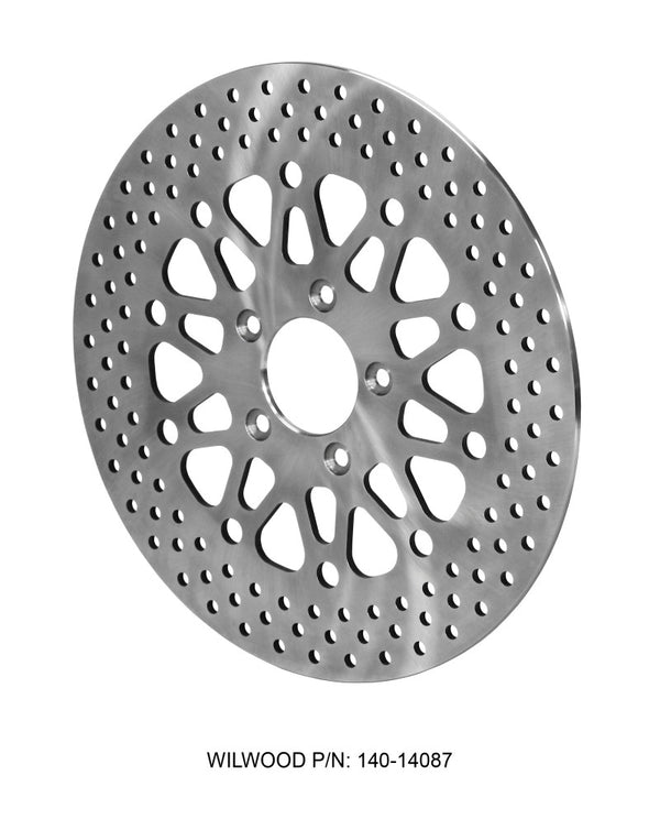 Wilwood Rotor-Rear-H-D Motorcycle 2008-Up Satin Finish 11.80 x .276 5 on 3.25in 160-14087