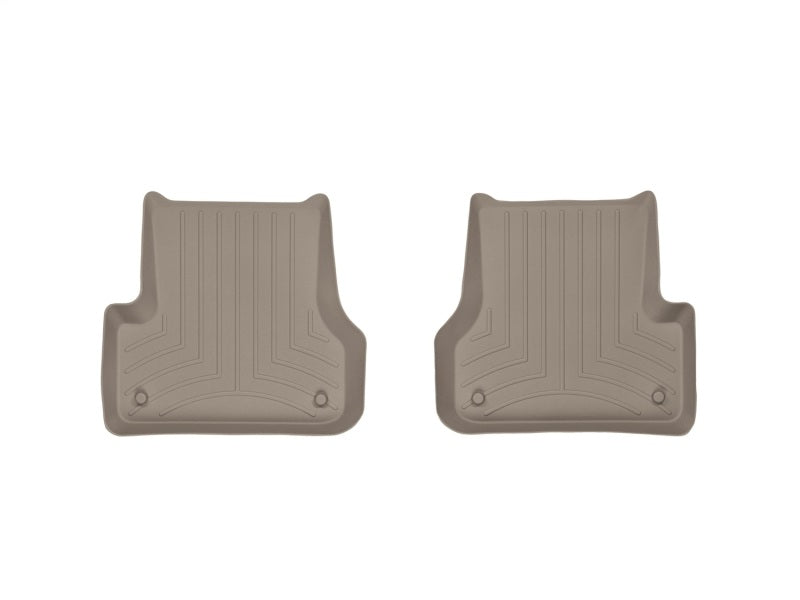 WeatherTech 12+ Audi A6 Rear FloorLiner Tan 453742