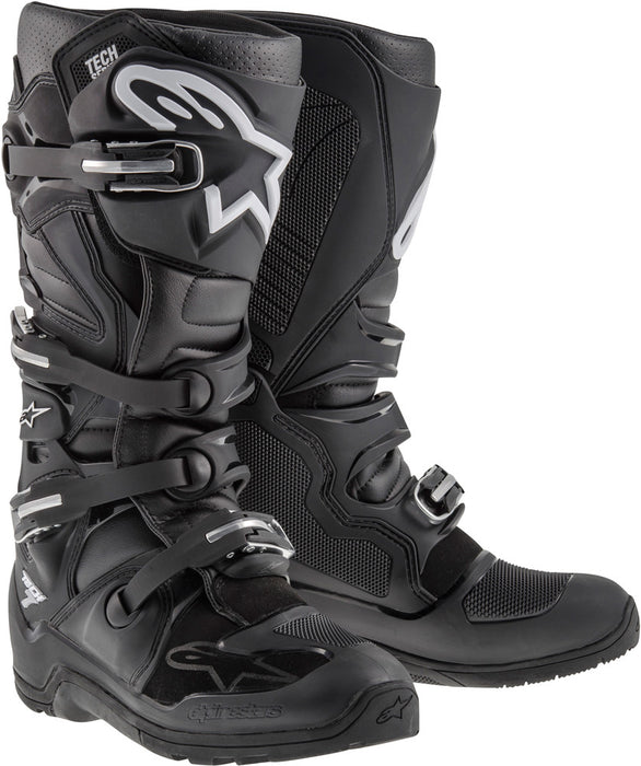 Alpinestars Mens Tech 7 Enduro Boots Black Sz 11, Black, 11 US