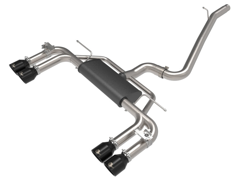 aFe MACHForce XP 3in-2.5in 304SS Exhaust Cat-Back 15-20 Audi S3 L4-2.0L (t) Black Tips 49-36442-B