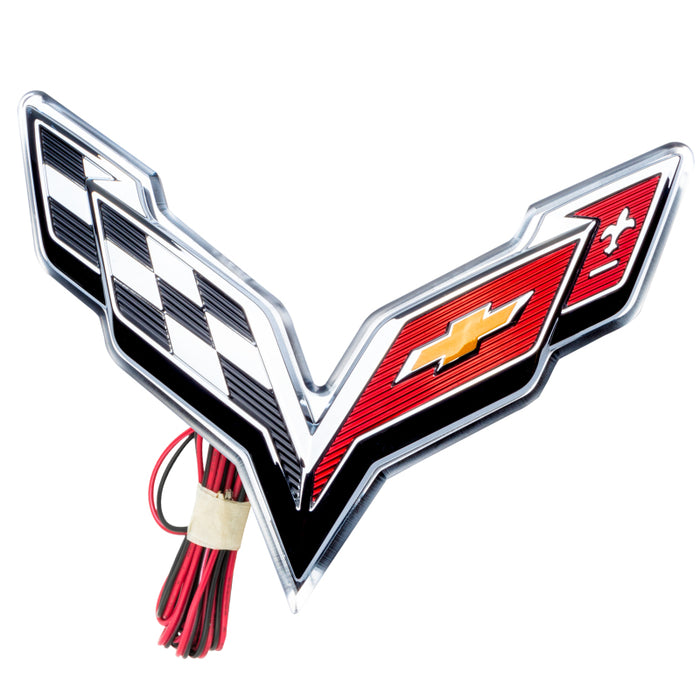 Oracle Corvette C7 Rear Illuminated Emblem Dual Intensity Red SEE WARRANTY 3655-003