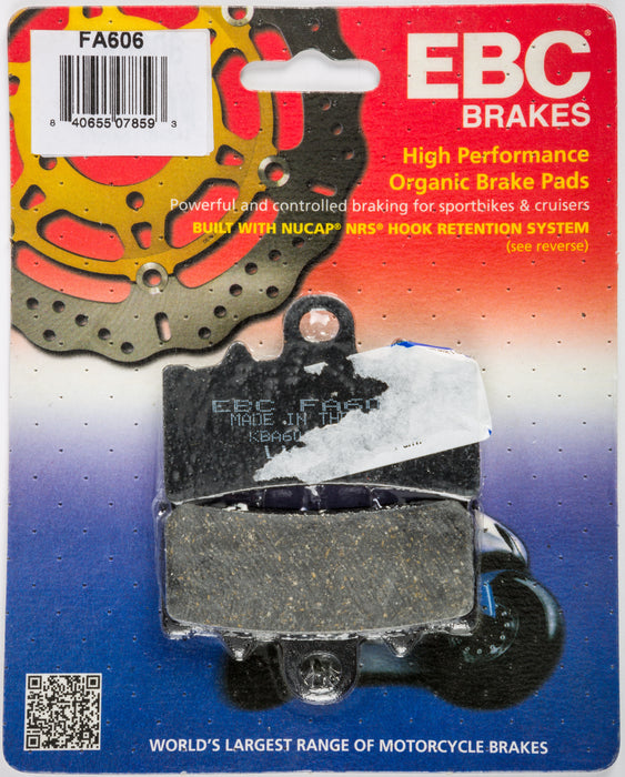 EBC Brakes FA606 FA Organic Brake Pads