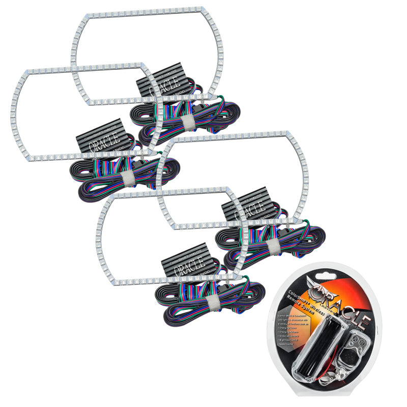 Oracle Fits Chevrolet Silverado 07-13 Halo Kit Square Style Colorshift See Warranty 2358-330