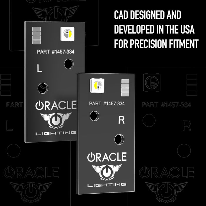 ORACLE Lighting 2014-2021 Infiniti Q50 ColorSHIFT® RGB+W Headlight DRL Upgrade Kit 2