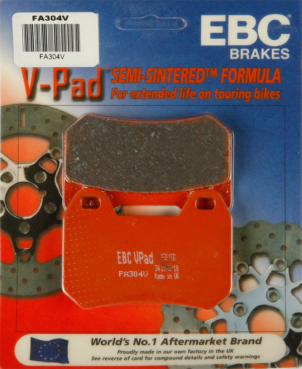 EBC Brakes FA304V Semi Sintered Disc Brake Pad