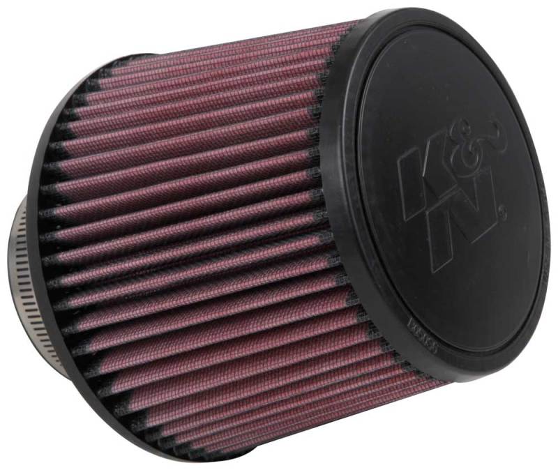 K&N Universal Clamp-On Air Intake Filter: High Performance, Premium, Washable, Replacement Filter: Flange Diameter: 3 In, Filter Height: 5 In, Flange Length: 1.75 In, Shape: Round Tapered, Ru-3570 RU-3570