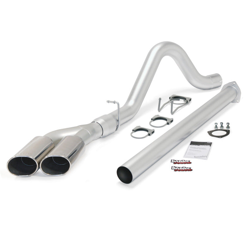 Banks Power 15-16 Ford 6.7L F250-350-450 CCSB/CCLB Monster Exh Sys Single Dual Exh w/ Chrome Tip 49793