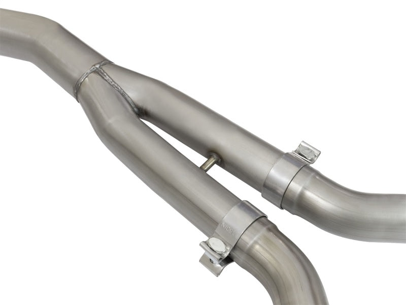 aFe MACHForce XP Exhausts Cat-Back SS-304 EXH w/ Polished Tips 15-16 Ford Mustang EcoBoost 2.3L (t) 49-33084-P