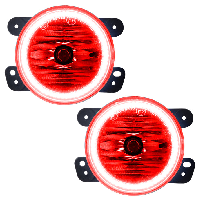 Oracle 11-14 Compatible with Dodge Charger Pre-Assembled Fog Lights Red SEE WARRANTY 7026-003