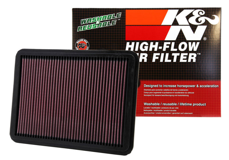 K&N 33-2144 Air Panel Filter for LEXUS GX470 4.7L 04-09, TOY 4RUN 02-08, SEQ 01-07, TUNDRA 00-06