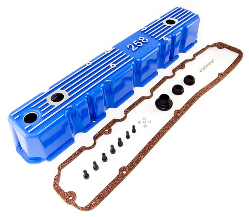 Omix Engine Valve Cover, Blue, Aluminum Oe Reference: 639258B Fits 1981-1987 Jeep Cj Wrangler Yj 17401.11