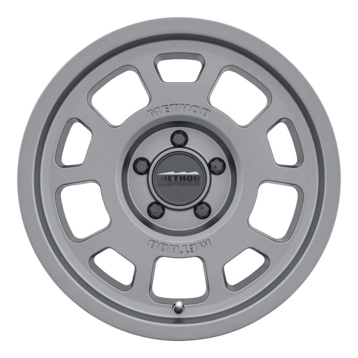 Method MR705 17x8.5 +25mm Offset 5x5 71.5mm CB Titanium Wheel MR70578550825