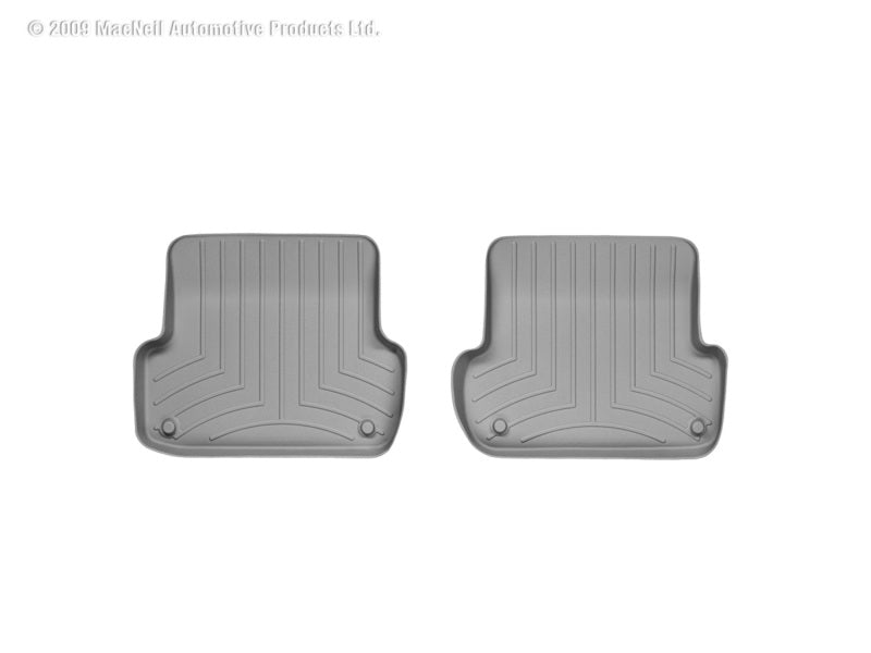 WeatherTech 02-08 Audi A4/S4/RS4 Rear FloorLiner Grey 461942