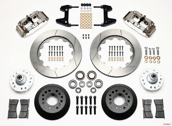 Wilwood Narrow Superlite 6R Front Hub Kit 14.00in Polished 74-80 Pinto/Mustang II Disc Spindle only 140-9802-P