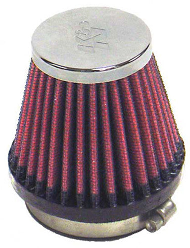 K&N Universal Clamp-On Air Filter: High Performance, Premium, Replacement Engine Filter: Flange Diameter: 2.125 In, Filter Height: 2.75 In, Flange Length: 0.625 In, Shape: Round Tapered, RC-2340
