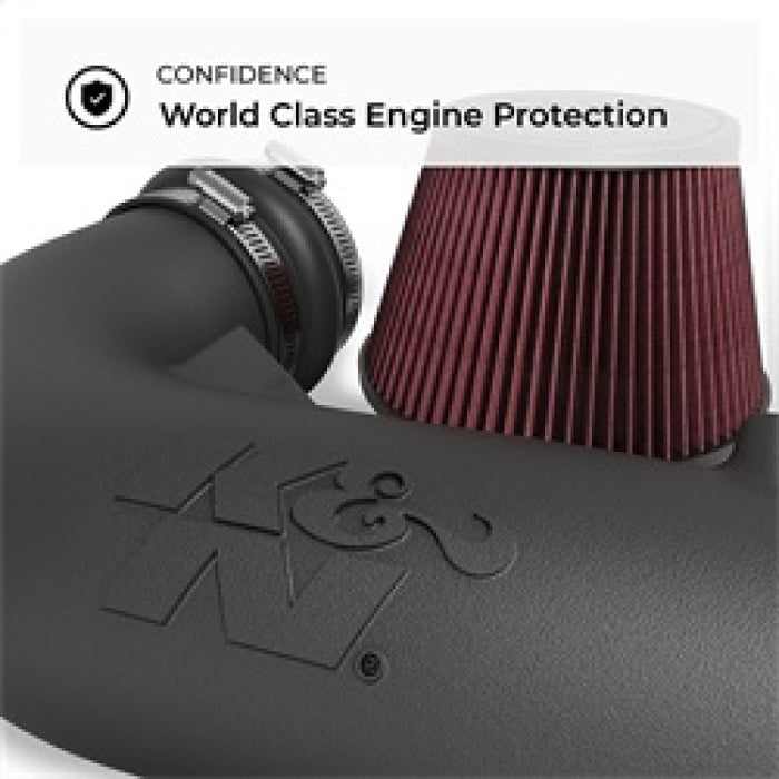 K&N 63-1585 Aircharger Intake Kit for JEEP CHEROKEE V6-3.2L F/I 2019-2020