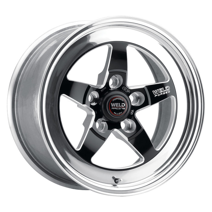 Weld 71LB-510N75A 7.5 in. S71 Forged Aluminum Black Anodized Wheels