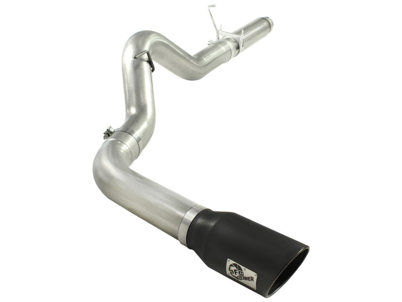 aFe MACHForce XP 5in DPF-Back 409SS Exhaust Compatible with Dodge Diesel Trucks 07.5-12 L6-6.7L (td) Black Tip 49-42016-B