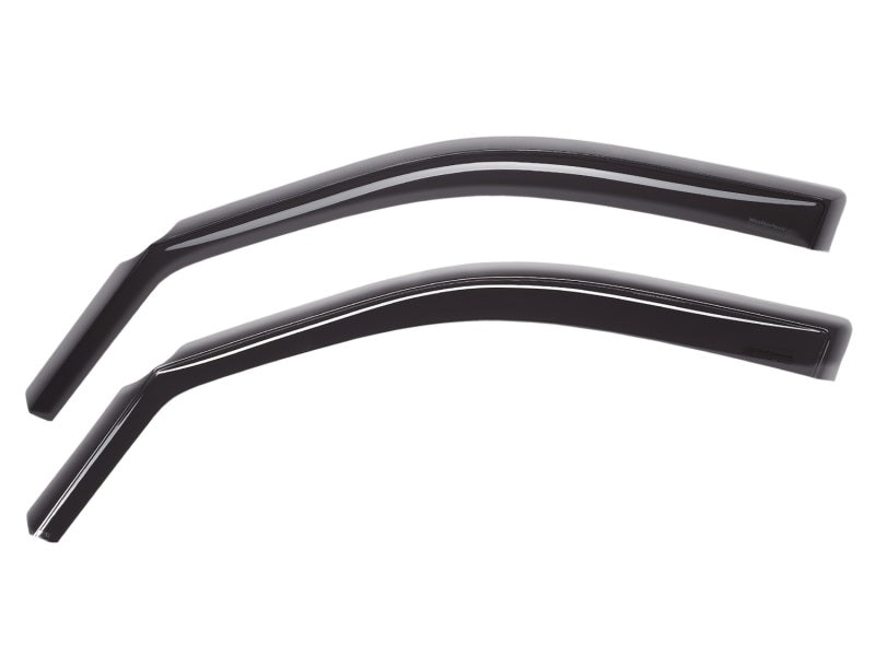 WeatherTech 11+ Mitsubishi Outlander Sport Front Side Window Deflectors Dark Smoke 80561