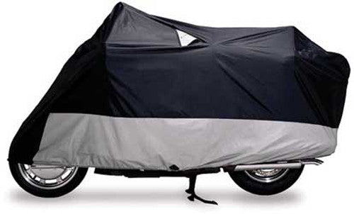 Dowco Guardian 26010-00 UltraLite Water Resistant Indoor/Outdoor Motorcycle Cover: Grey, Medium